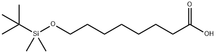 Octanoic acid, 8-[[(1,1-dimethylethyl)dimethylsilyl]oxy]- Structure