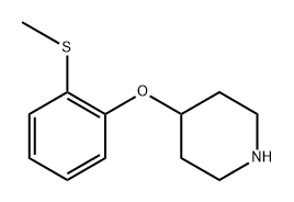 4-(2-(Methylthio)phenoxy)piperidine Structure