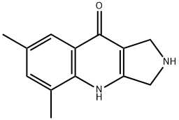 9H-Pyrrolo[3,4-b]quinolin-9-one,1,2,3,4-tetrahydro-5,7-dimethyl-(9CI) Structure