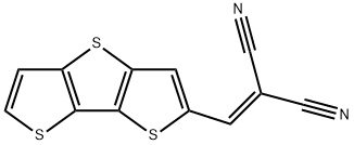 Propanedinitrile, 2-(dithieno[3,2-b:2',3'-d]thien-2-ylmethylene)- Structure