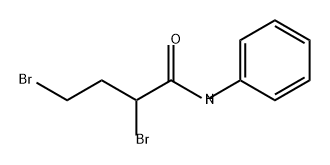 Butanamide, 2,4-dibromo-N-phenyl- Structure