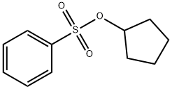 Cyclopentanol, 1-benzenesulfonate Structure