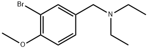 Benzenemethanamine, 3-bromo-N,N-diethyl-4-methoxy- Structure