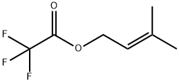 Acetic acid, 2,2,2-trifluoro-, 3-methyl-2-buten-1-yl ester Structure