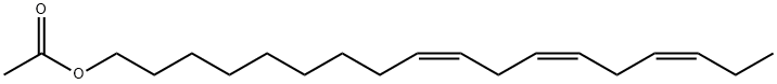 9,12,15-Octadecatrien-1-ol, acetate, (9Z,12Z,15Z)- (9CI) Structure