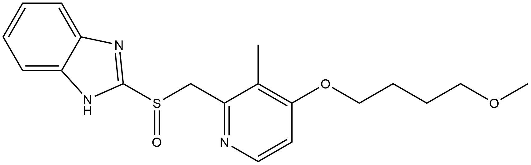 Anaprazole Impurity 29 Structure