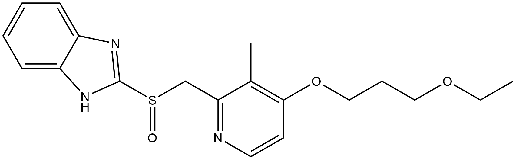 Anaprazole Impurity 28 Structure