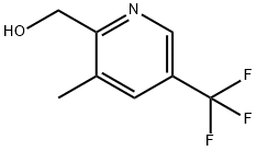 2-Hydroxymethyl-3-methyl-5-(trifluoromethyl)pyridine Structure