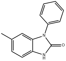 2H-Benzimidazol-2-one, 1,3-dihydro-6-methyl-1-phenyl- 구조식 이미지