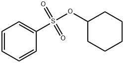 Benzenesulfonic acid, cyclohexyl ester Structure