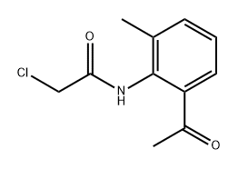 Acetamide, N-(2-acetyl-6-methylphenyl)-2-chloro- Structure