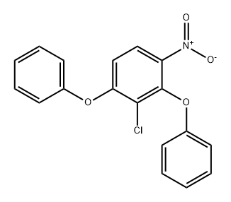 Benzene, 2-chloro-4-nitro-1,3-diphenoxy- Structure