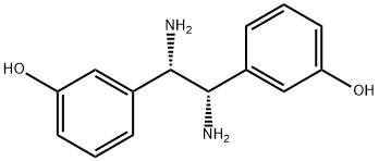 Phenol, 3,3'-(1,2-diamino-1,2-ethanediyl)bis-, [S-(S*,S*)]- (9CI) Structure