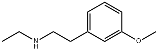 Benzeneethanamine, N-ethyl-3-methoxy- Structure