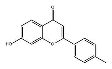 4H-1-Benzopyran-4-one, 7-hydroxy-2-(4-methylphenyl)- Structure