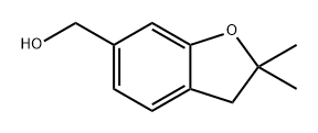 6-Benzofuranmethanol, 2,3-dihydro-2,2-dimethyl- Structure