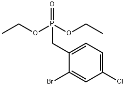 Phosphonic acid, [(2-bromo-4-chlorophenyl)methyl]-, diethyl ester (9CI) Structure