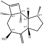 Cyclobut[e]azulen-4-ol, 2a,3,4,5,5a,6,7,8,8a,8b-decahydro-2,8-dimethyl-5-methylene-, (2aR,4S,5aS,8R,8aS,8bR)-rel- (9CI) 구조식 이미지