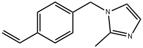 1H-Imidazole, 1-[(4-ethenylphenyl)methyl]-2-methyl- Structure