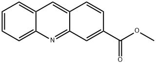 3-Acridinecarboxylic acid, methyl ester 구조식 이미지