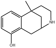 2,6-Methano-3-benzazocin-10-ol,1,2,3,4,5,6-hexahydro-6-methyl-(9CI) 구조식 이미지