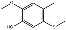 2-methoxy-4-methyl-5-(methylthio)phenol Structure