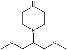 Piperazine, 1-[2-methoxy-1-(methoxymethyl)ethyl]- Structure