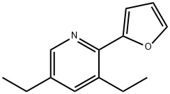 Pyridine, 3,5-diethyl-2-(2-furanyl)- 구조식 이미지