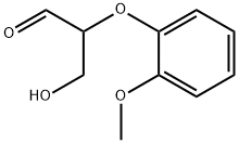 3-HYDROXY-2-(2-METHOXYPHENOXYPROPANAL Structure