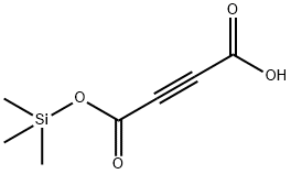 2-Butynedioic acid, 1-(trimethylsilyl) ester 구조식 이미지