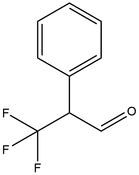 Benzeneacetaldehyde, α-(trifluoromethyl)- Structure