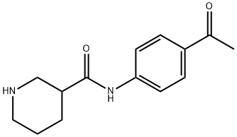 3-Piperidinecarboxamide,N-(4-acetylphenyl)-(9CI) Structure