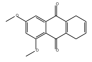 9,10-Anthracenedione, 5,8-dihydro-1,3-dimethoxy- 구조식 이미지