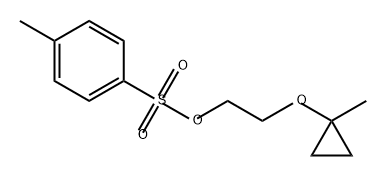 Ethanol, 2-[(1-methylcyclopropyl)oxy]-, 1-(4-methylbenzenesulfonate) Structure