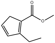 1,?3-?Cyclopentadiene-?1-?carboxylic acid, 2-?ethyl-?, methyl ester 구조식 이미지