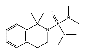 Phosphonic diamide, P-[3,4-dihydro-1,1-dimethyl-2(1H)-isoquinolinyl]-N,N,N',N'-tetramethyl- (9CI) 구조식 이미지