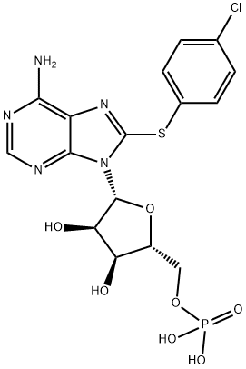 8-pCPT-5'-AMP Structure