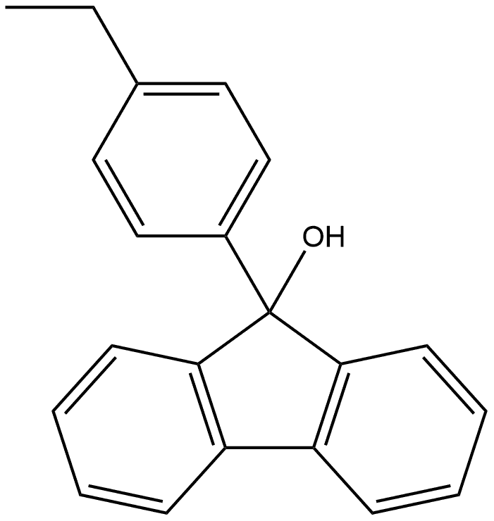 9-(4-Ethylphenyl)-9H-fluoren-9-ol Structure