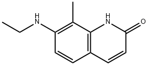 2(1H)-Quinolinone,7-(ethylamino)-8-methyl-(9CI) Structure