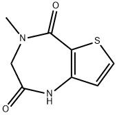 4-Methyl-3,4-dihydro-1H-thieno[3,2-e][1,4]diazepine-2,5-dione Structure