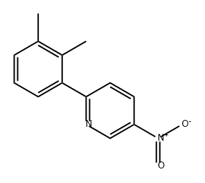 Pyridine, 2-(2,3-dimethylphenyl)-5-nitro- 구조식 이미지