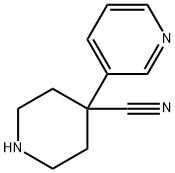 4-Piperidinecarbonitrile, 4-(3-pyridinyl)- Structure