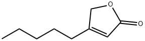 2(5H)-Furanone, 4-pentyl- Structure