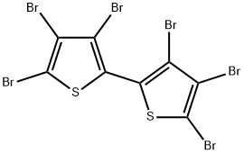 2,2'-Bithiophene, 3,3',4,4',5,5'-hexabromo- 구조식 이미지