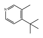 Pyridine, 4-(1,1-dimethylethyl)-3-methyl- Structure