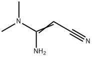 2-Propenenitrile, 3-amino-3-(dimethylamino)- 구조식 이미지