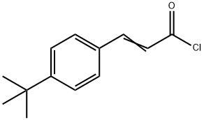 2-Propenoyl chloride, 3-[4-(1,1-dimethylethyl)phenyl]- Structure