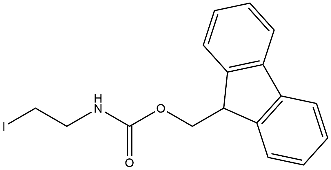 Carbamic acid, N-(2-iodoethyl)-, 9H-fluoren-9-ylmethyl ester Structure