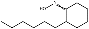 N-[(1Z)-2-hexylcyclohexylidene]hydroxylamine Structure