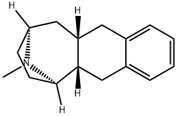 5H-Cyclohepta[b]naphthalen-6,9-imine,5a,6,7,8,9,10,10a,11-octahydro-12-methyl-,[5aS-(5aalpha,6bta,9bta,10aalpha)]-(9CI) Structure